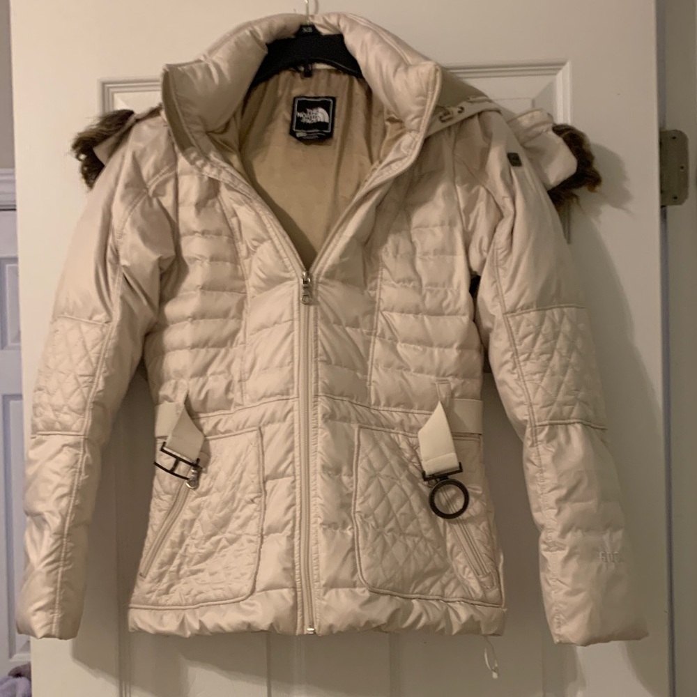 The North Face Women's Ivory puffer.